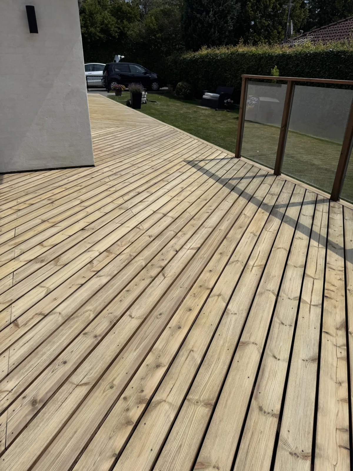 Terrasse afslibning i Gilleleje